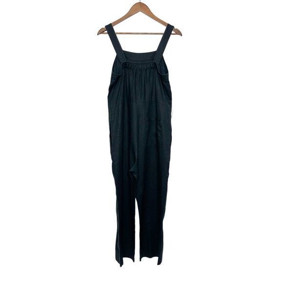 Everlane Linen Jumpsuit in Washed Black Size 4 - Picture 10 of 16